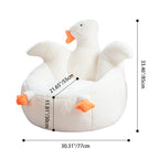 Lumendat Contemporary Creative Kids Faux Rabbit Fur EPS EPP Goose Shaped Sofa Backrest Armrest For Living Room Lumendat