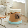 Lumendat Contemporary Creative Kids Resin Cartoon Dolphin Shaped Low Stool Backless Armless For Living Room Lumendat
