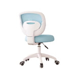 Modern Minimalist Kids Fabric Nylon Plastic Stainless Steel Mid-Back Height Adjustable Desk Chair Backrest Armrest Footrest For Home Office DFM-F