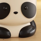 Lumendat Contemporary Creative Kids Panda Shape Resin Storage Low Stool Backless Armless For Living Room Lumendat