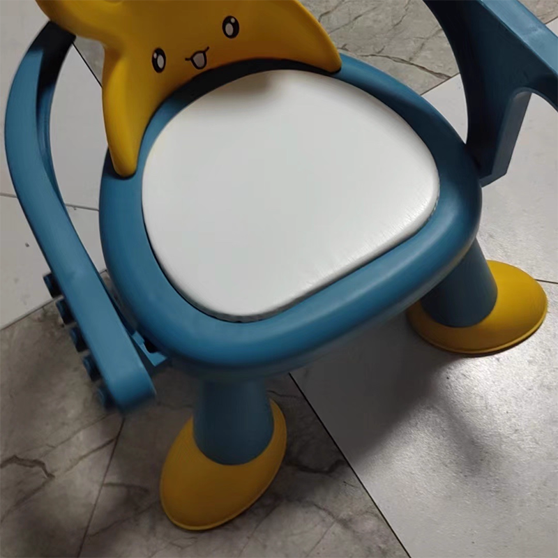 Lumendat Contemporary Creative Kids Rabbit Shape PVC Leather PP Low Stool Backrest Armrest For Living Room Lumendat