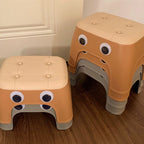 Lumendat Contemporary Creative Kids Rectangular PP Plastic Stackable Low Stool Backless Armless For Living Room Lumendat
