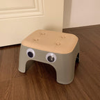 Lumendat Contemporary Creative Kids Rectangular PP Plastic Stackable Low Stool Backless Armless For Living Room Lumendat