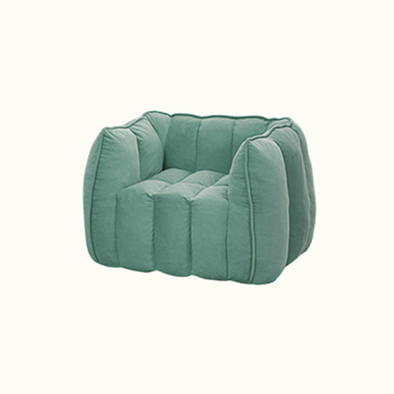 Lumendat Modern Minimalist Rectangular Velvet Rebound Sponge Compressible Kid Lazy Sofa Backrest Armrest For Living Room Lumendat