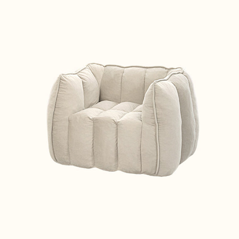 Lumendat Modern Minimalist Rectangular Velvet Rebound Sponge Compressible Kid Lazy Sofa Backrest Armrest For Living Room Lumendat