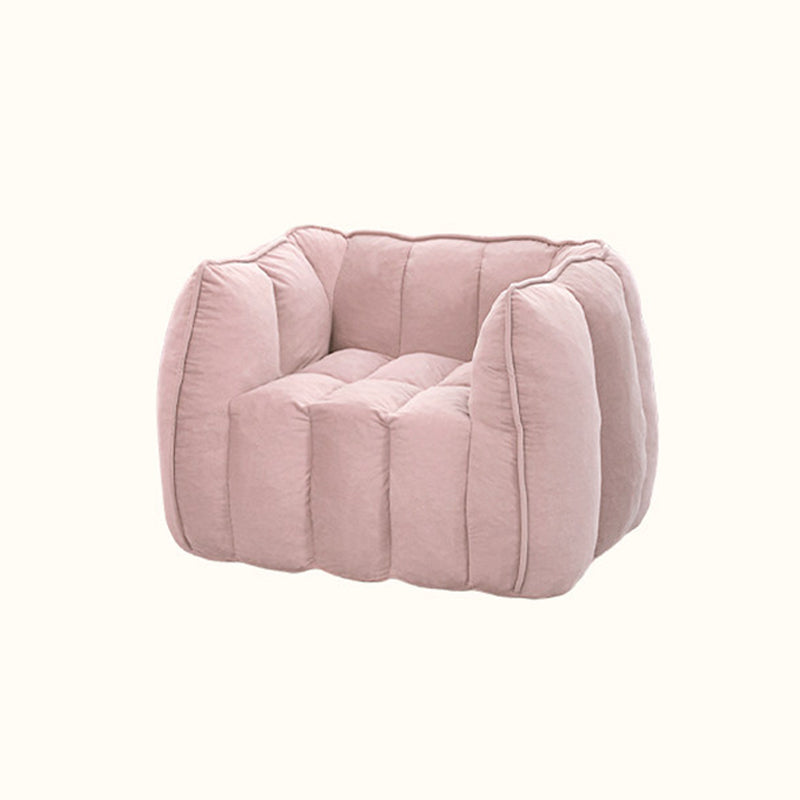 Lumendat Modern Minimalist Rectangular Velvet Rebound Sponge Compressible Kid Lazy Sofa Backrest Armrest For Living Room Lumendat