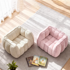 Lumendat Modern Minimalist Rectangular Velvet Rebound Sponge Compressible Kid Lazy Sofa Backrest Armrest For Living Room Lumendat