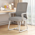 Modern Minimalist Square Rectangular Mesh Fabric Carbon Steel Desk Chair Backrest Armrest For Home Office DFM-F