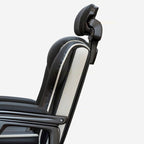 Modern Minimalist Square PU Leather Nylon MDF Iron Desk Chair Backrest Armrest For Home Office DFM-F