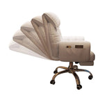 Modern Minimalist Square Rectangular Technical Fabric Plywood Steel Height Adjustable Swivel Desk Chair Backrest Armrest For Home Office DFM-F