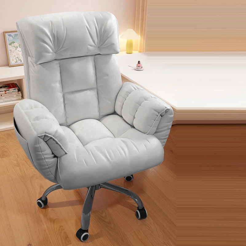 Modern Minimalist Square Rectangular Technical Fabric Plywood Steel Height Adjustable Swivel Desk Chair Backrest Armrest For Home Office DFM-F