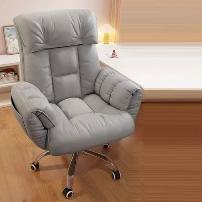Modern Minimalist Square Rectangular Technical Fabric Plywood Steel Height Adjustable Swivel Desk Chair Backrest Armrest For Home Office