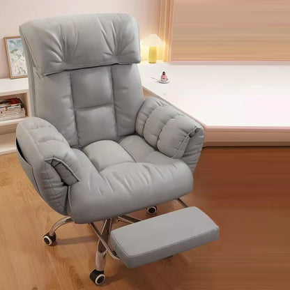 Modern Minimalist Square Rectangular Technical Fabric Plywood Steel Height Adjustable Swivel Desk Chair Backrest Armrest For Home Office