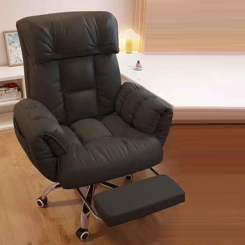 Modern Minimalist Square Rectangular Technical Fabric Plywood Steel Height Adjustable Swivel Desk Chair Backrest Armrest For Home Office DFM-F