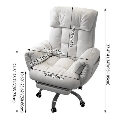 Modern Minimalist Square Rectangular Technical Fabric Plywood Steel Height Adjustable Swivel Desk Chair Backrest Armrest For Home Office