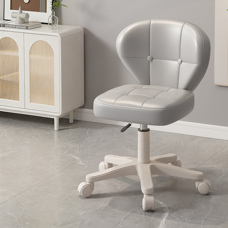 Modern Simplicity Adjustable Shell Shape Square Foam PU Leather Iron Desk Chair Backrest Armrest For Home Office DFM-F