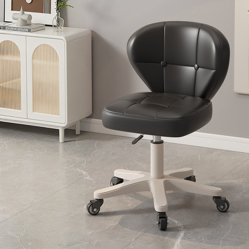 Modern Simplicity Adjustable Shell Shape Square Foam PU Leather Iron Desk Chair Backrest Armrest For Home Office DFM-F