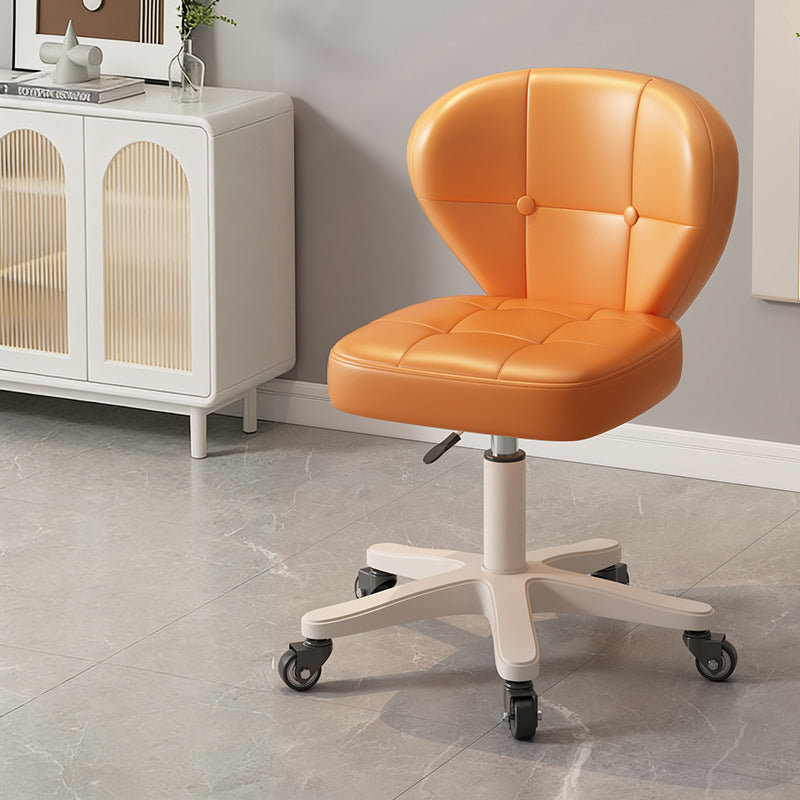 Modern Simplicity Adjustable Shell Shape Square Foam PU Leather Iron Desk Chair Backrest Armrest For Home Office DFM-F