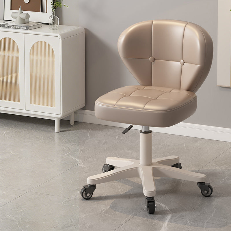 Modern Simplicity Adjustable Shell Shape Square Foam PU Leather Iron Desk Chair Backrest Armrest For Home Office DFM-F