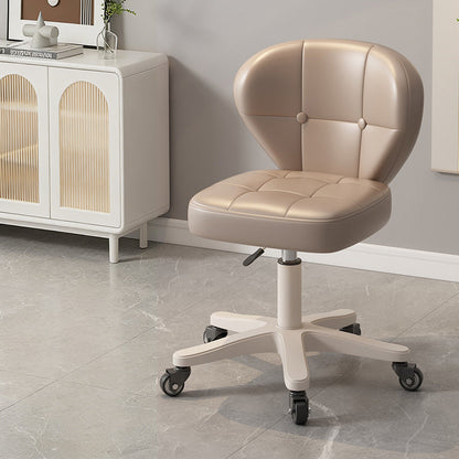 Modern Simplicity Adjustable Shell Shape Square Foam PU Leather Iron Desk Chair Backrest Armrest For Home Office