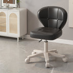 Modern Simplicity Adjustable Shell Shape Square Foam PU Leather Iron Desk Chair Backrest Armrest For Home Office DFM-F