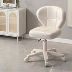 Modern Simplicity Adjustable Shell Shape Square Foam PU Leather Iron Desk Chair Backrest Armrest For Home Office DFM-F