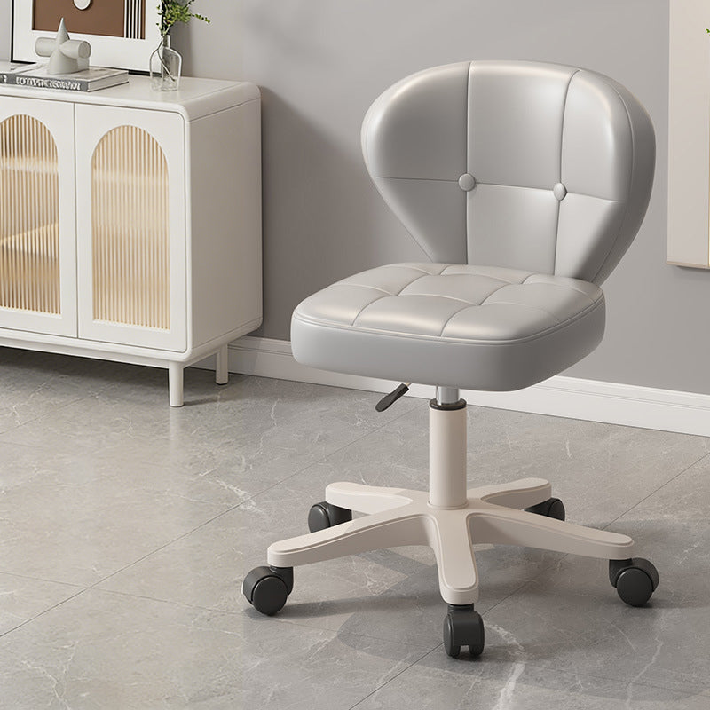 Modern Simplicity Adjustable Shell Shape Square Foam PU Leather Iron Desk Chair Backrest Armrest For Home Office DFM-F