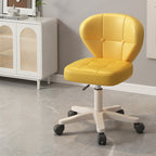 Modern Simplicity Adjustable Shell Shape Square Foam PU Leather Iron Desk Chair Backrest Armrest For Home Office DFM-F