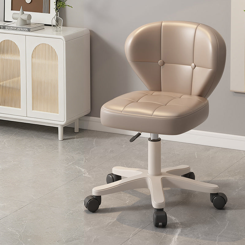 Modern Simplicity Adjustable Shell Shape Square Foam PU Leather Iron Desk Chair Backrest Armrest For Home Office DFM-F