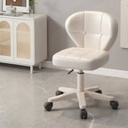 Modern Simplicity Adjustable Shell Shape Square Foam PU Leather Iron Desk Chair Backrest Armrest For Home Office DFM-F