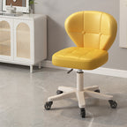 Modern Simplicity Adjustable Shell Shape Square Foam PU Leather Iron Desk Chair Backrest Armrest For Home Office DFM-F