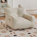 Lumendat Contemporary Creative Kids Square Cute Ear Lambswool Fabric EPS Sofa Armrest Backrest Storage Pocket For Living Room Lumendat