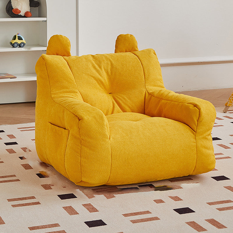 Lumendat Contemporary Creative Kids Square Cute Ear Lambswool Fabric EPS Sofa Armrest Backrest Storage Pocket For Living Room Lumendat