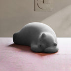 Lumendat Contemporary Creative Kids Lying Polar Bear Velvet Wood Cotton Lazy Sofa Backrest For Bedroom Lumendat
