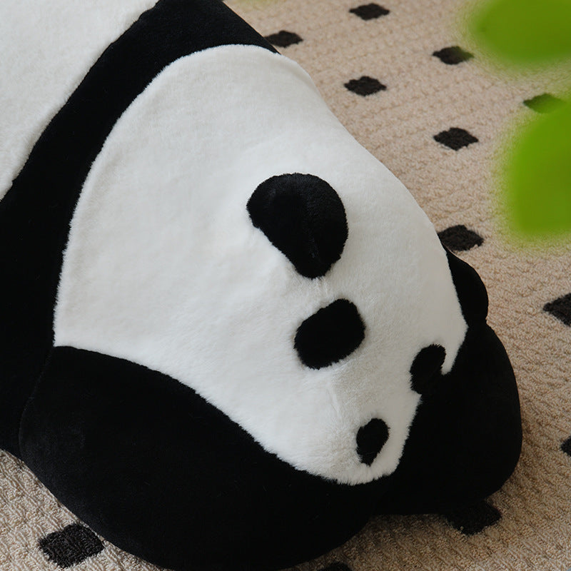 Lumendat Contemporary Nordic Kids Lying Panda Velvet Sponge Sofa Backrest For Bedroom Lumendat