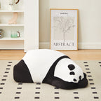 Lumendat Contemporary Nordic Kids Lying Panda Velvet Sponge Sofa Backrest For Bedroom Lumendat