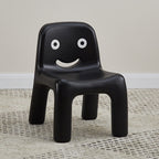 Lumendat Contemporary Scandinavian Kids Smile Square PE Low Chair Backrest Armless For Living Room Lumendat