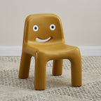 Lumendat Contemporary Scandinavian Kids Smile Square PE Low Chair Backrest Armless For Living Room Lumendat