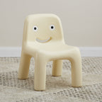 Lumendat Contemporary Scandinavian Kids Smile Square PE Low Chair Backrest Armless For Living Room Lumendat