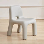 Lumendat Contemporary Scandinavian Kids Square Starry Sky PE Low Chair Backrest Armless For Study Lumendat
