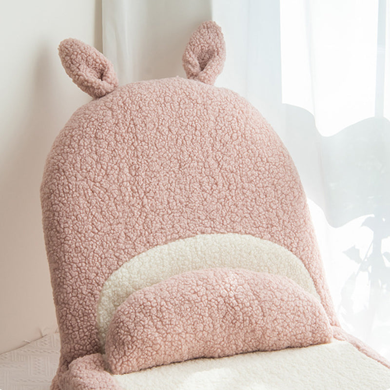 Lumendat Contemporary Creative Kids Cartoon Cat Ear Imitation Lambswool Sponge Latex Pealboard Square Tatami Cushion Recliner Backrest Foldable For Be Lumendat