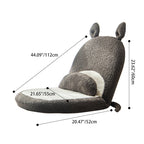 Lumendat Contemporary Creative Kids Cartoon Cat Ear Imitation Lambswool Sponge Latex Pealboard Square Tatami Cushion Recliner Backrest Foldable For Be Lumendat