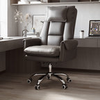Modern Simplicity PVC Leather Aluminum Alloy Steel Cotton Sponge Square Reclinable Desk Chair Backrest Footrest Headrest For Home Office DFM-F