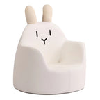 Lumendat Contemporary Creative Kids Cartoon Animal PU Leather Foam Rabbit Bear Dinosaur Low Stool Backrest Armrest For Dining Room Lumendat