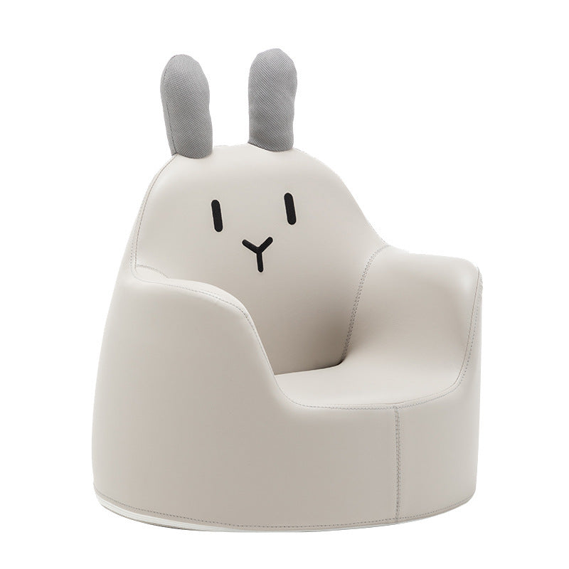 Lumendat Contemporary Creative Kids Cartoon Animal PU Leather Foam Rabbit Bear Dinosaur Low Stool Backrest Armrest For Dining Room Lumendat