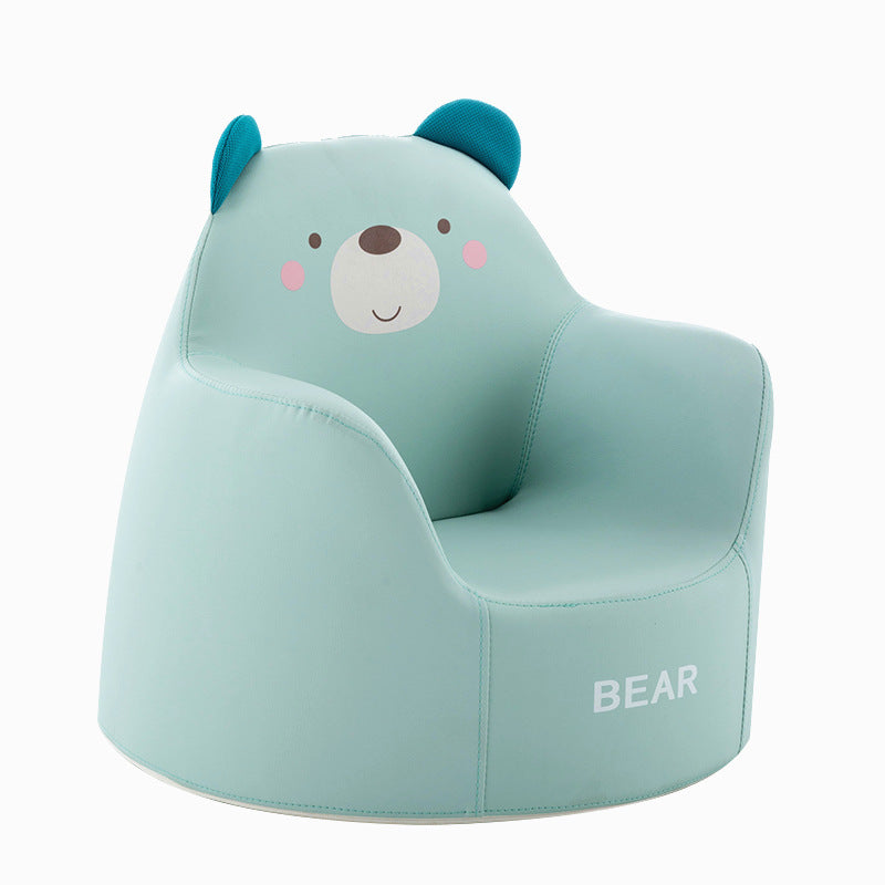 Lumendat Contemporary Creative Kids Cartoon Animal PU Leather Foam Rabbit Bear Dinosaur Low Stool Backrest Armrest For Dining Room Lumendat