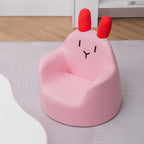 Lumendat Contemporary Creative Kids Cartoon Animal PU Leather Foam Rabbit Bear Dinosaur Low Stool Backrest Armrest For Dining Room Lumendat