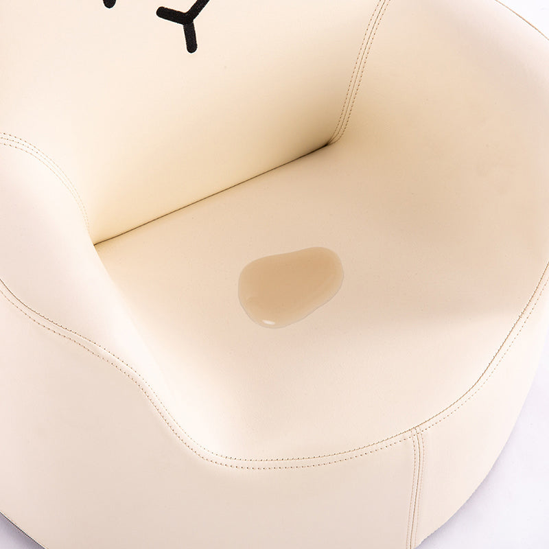 Lumendat Contemporary Creative Kids Cartoon Animal PU Leather Foam Rabbit Bear Dinosaur Low Stool Backrest Armrest For Dining Room Lumendat