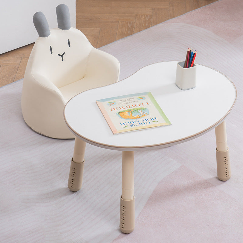 Lumendat Contemporary Creative Kids Cartoon Animal PU Leather Foam Rabbit Bear Dinosaur Low Stool Backrest Armrest For Dining Room Lumendat