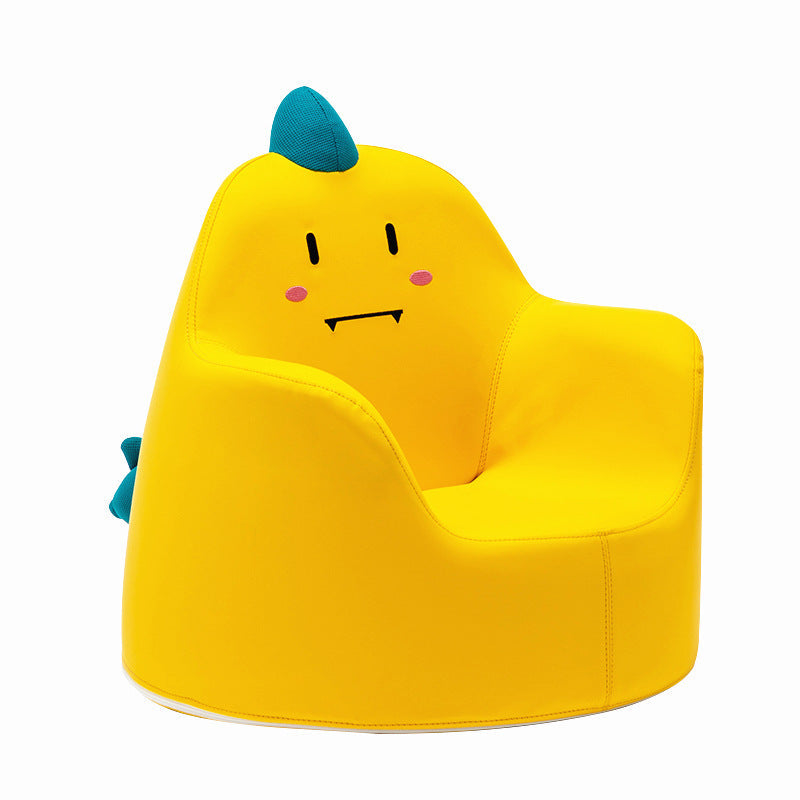 Lumendat Contemporary Creative Kids Cartoon Animal PU Leather Foam Rabbit Bear Dinosaur Low Stool Backrest Armrest For Dining Room Lumendat